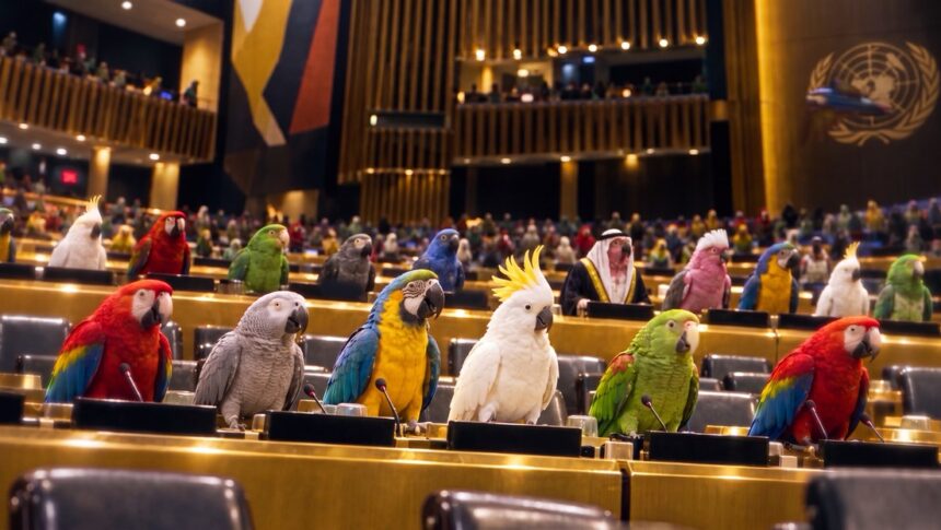 Israel mocks UN with AI-generated video featuring parrots