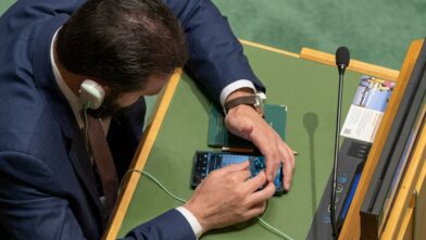 Syrian president caught scrolling Instagram Reels during Erdoğan’s UN speech