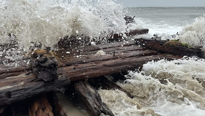 Storm uncovers possible remains of 1884 shipwreck on Nantucket, Massachusetts