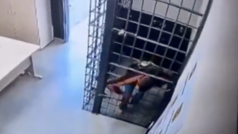 Brazilian detainee escapes cell by squeezing through iron bars