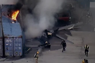 Three killed after NBC news helicopter crashes in Los Angeles