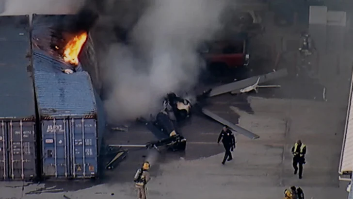 Three killed after NBC news helicopter crashes in Los Angeles