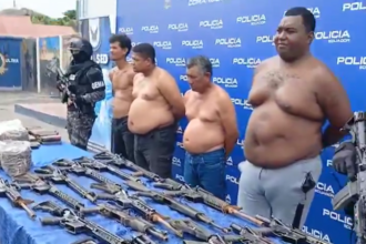“Los Preñados” gang targeted as police seize arsenal of weapons and ammunition