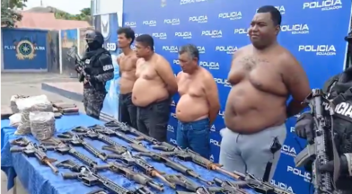 “Los Preñados” gang targeted as police seize arsenal of weapons and ammunition