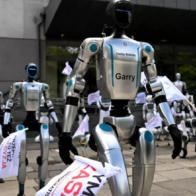 Dozens of robots ‘protest’ against uncontrolled AI use in Poland