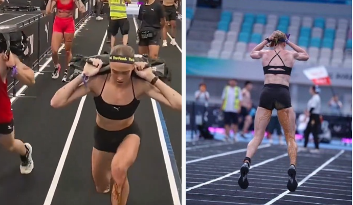 Australian athlete sparks controversy after winning Hyrox race despite defecating during competition