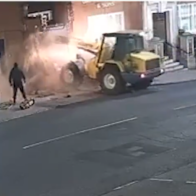 Thieves rip ATM from wall using forklift in early-morning raid