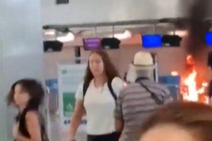 Man arrested after smashing airport monitors and starting fires in Milan | De Último Minuto English