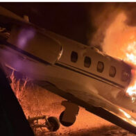 Singer Rey Vaqueiro's Plane Bursts Into Flames After Runway Crash in Brazil | De Último Minuto English