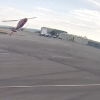 Helicopter crashes onto taxiway at Utah airport | De Último Minuto English