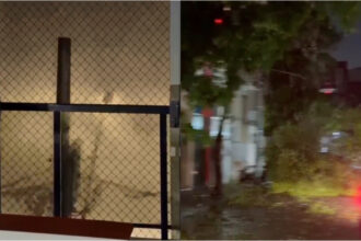 Strong winds and hail batter parking lot in Brazil | De Último Minuto English