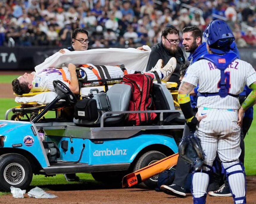 Mets first baseman Jared Young suffers concussion after collision with pitcher | De Último Minuto English