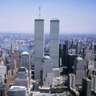 Twin Towers rise again over New York, this time made of light
