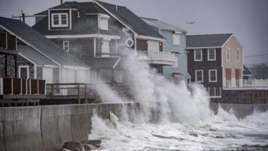 Powerful storm hits northeastern U.S., leaving one dead, power outages and flooding