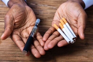 Some vapers are turning to cigarettes to try to quit nicotine
