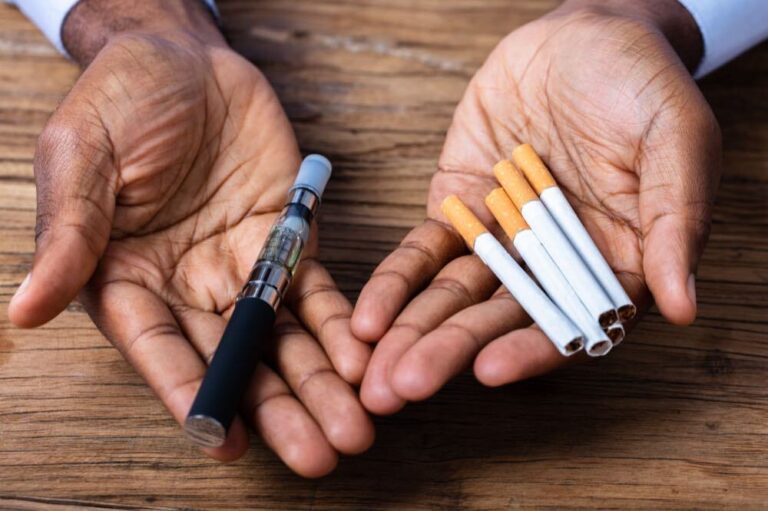 Some vapers are turning to cigarettes to try to quit nicotine