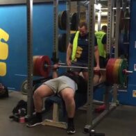 Mongolian president surprises with his strength at the gym