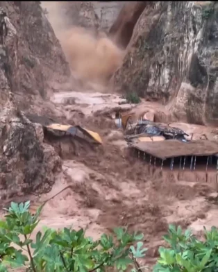 Heavy rains cause rising waters and damage in Morocco’s Atlas Mountains