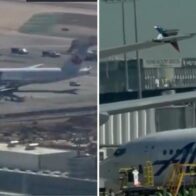 Delta and Air Canada planes collide on the ground at Los Angeles airport