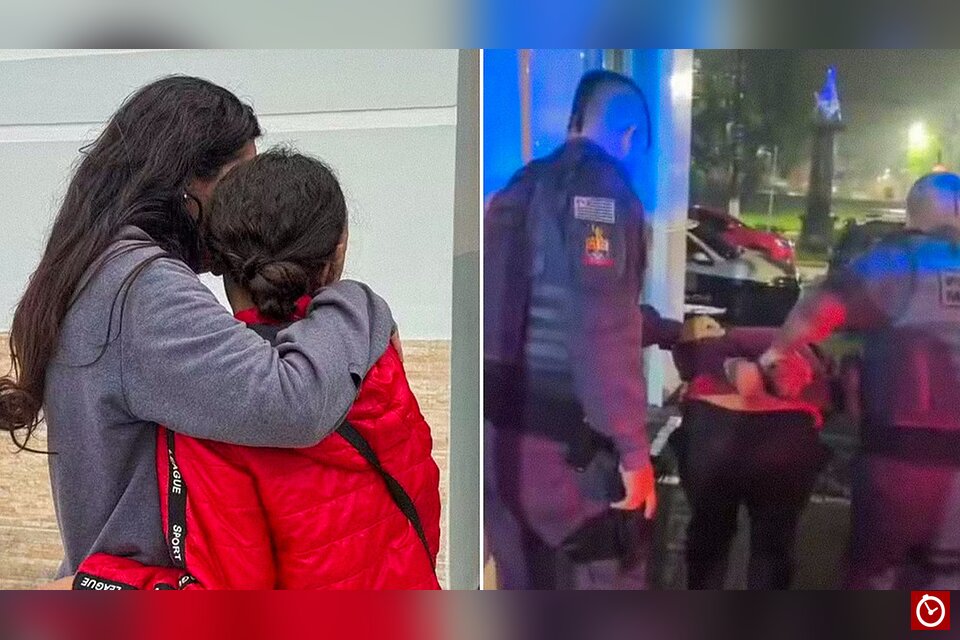 Girl kidnapped by her father rescued after discreetly winking at police officer