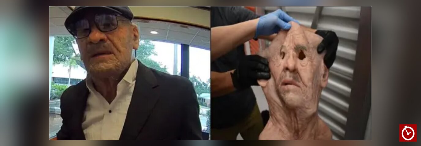 Serial bank robber wearing ‘old man’ mask nabbed by feds for same crime 10 years later