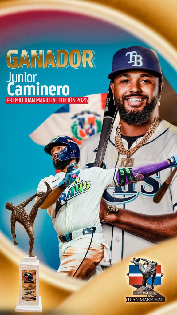 Junior Caminero wins the Juan Marichal Award as the best Dominican in Major League Baseball | De Último Minuto English
