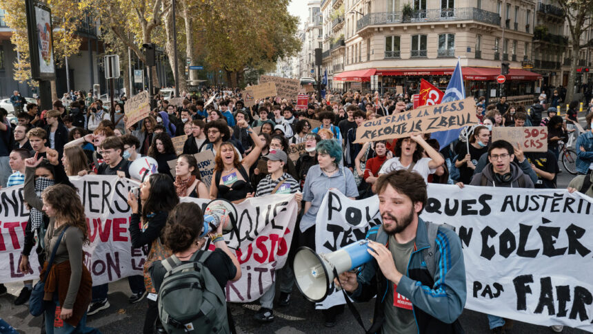 Student protests spread across France and into neighboring Belgium | De Último Minuto English