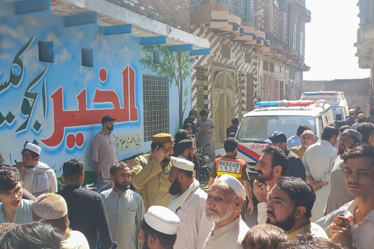 At least 33 students and a teacher killed in school roof collapse in Pakistan