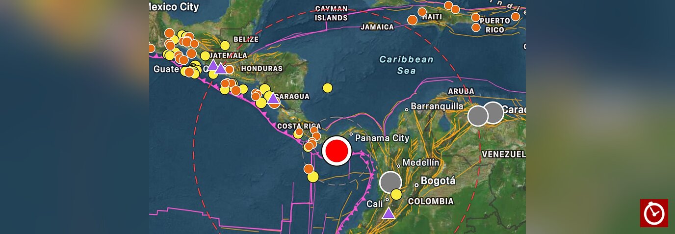 Magnitude 8.0 earthquake reported off Panama’s Pacific coast