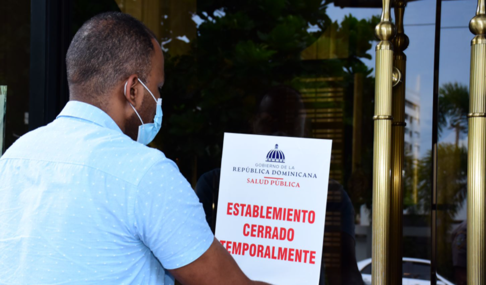 Establecimiento cerrado temporalmente por las autoridades de Salud Pública