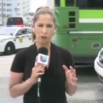 Reportera de Univision Elyangelica González
