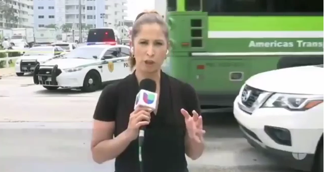 Reportera de Univision Elyangelica González