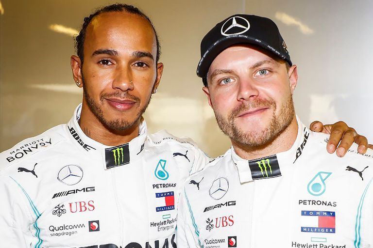 Lewis Hamilton y Valtteri Botas