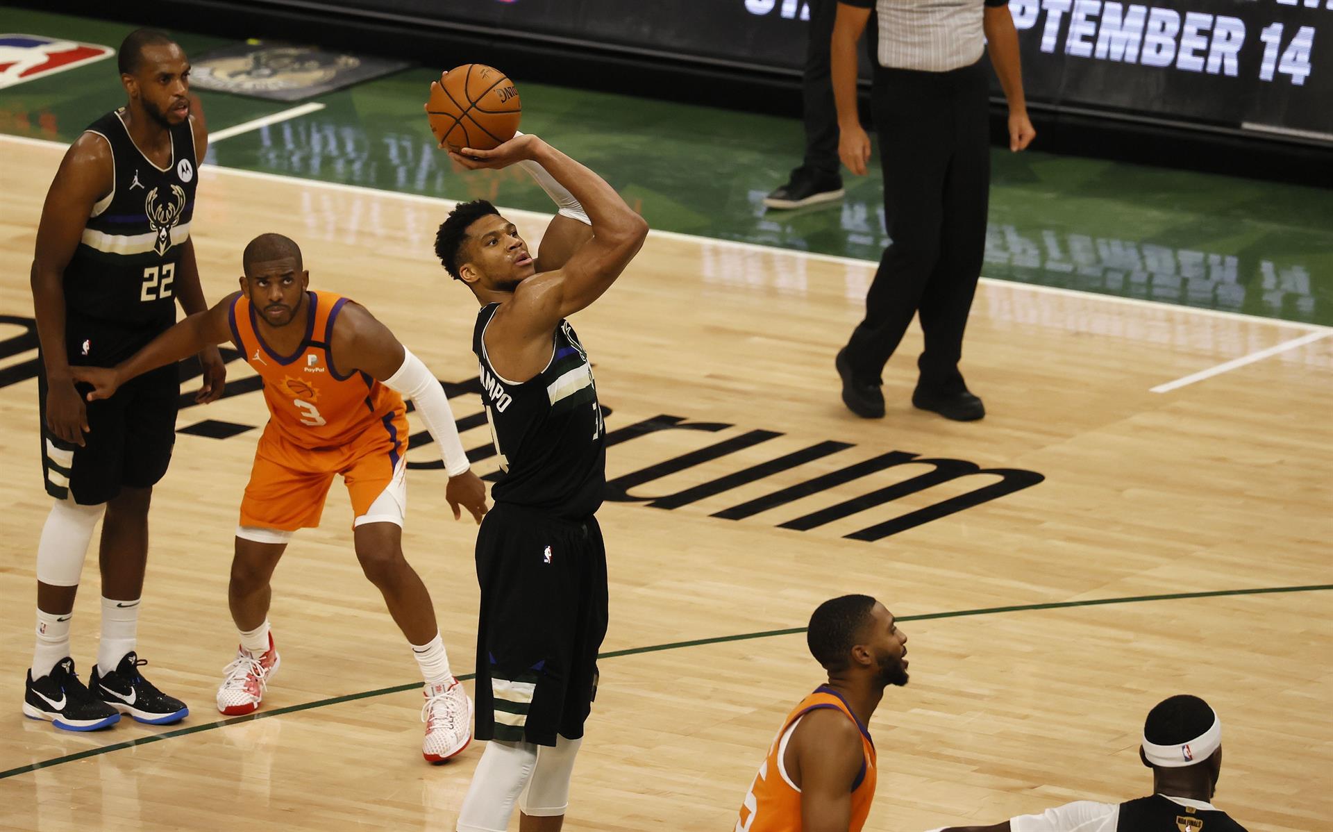 Giannis Antetokounmpo, el MVP de las Finales de la NBA 2021