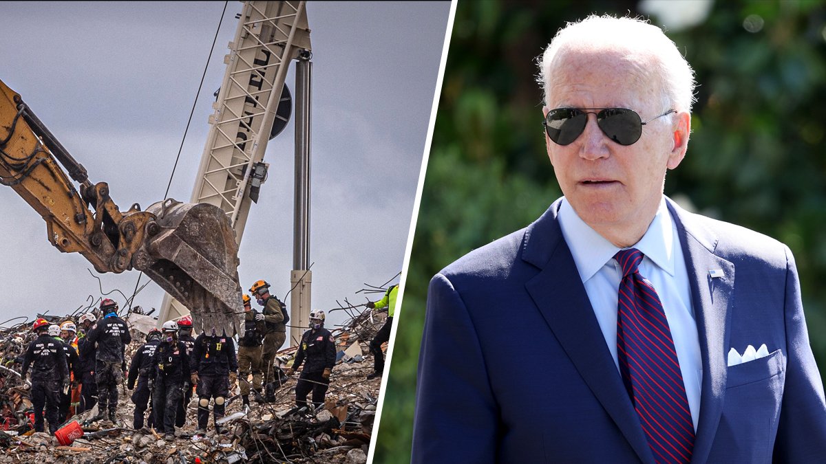 Biden se reúne con familiares de las víctimas del derrumbe en Miami