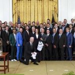Dodgers de Los Ángeles visita a la Casa Blanca