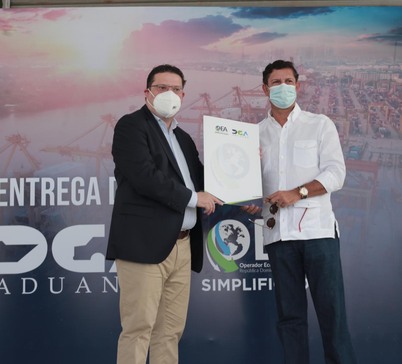 Aduanas otorga certificados OEA-S en la región norte