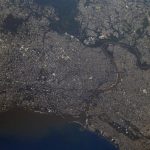 Astronauta captura nueva vez a RD desde el espacio; resalta a Santo Domingo