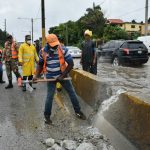 Obras Públicas trabaja en solución del problema drenaje de la autopista Duarte