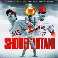 Shohei Ohtani recibe el Premio al Logro Histórico en Grandes Ligas
