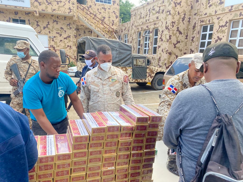 Autoridades decomisan mas de 650,000 unidades de cigarrillos en Dajabón