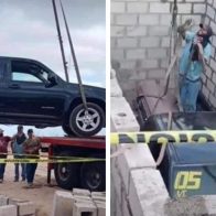 ¡Deseo cumplido! Sepultan hombre junto a su camioneta en EEUU