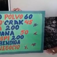 “Dios bendiga este negocio”, el letrero de un punto de drogas desmantelado en Moca
