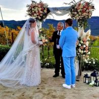 Tras varios meses de "ruptura", Iván Ruiz y Laura Guzmán se dieron el sí en el altar