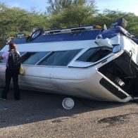 Accidente de tránsito deja un muerto y más de 25 heridos en Montecristi