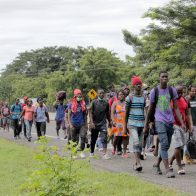 Migración tramita permisos para que 800 haitianos salgan del sur de México