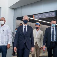 Delegación francesa realizan recorrido en el Metro y Teleférico de Santo Domingo