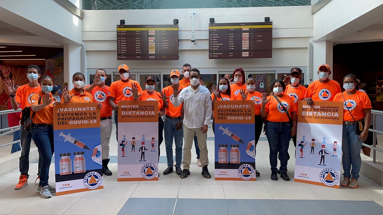 Defensa Civil llevará a plazas comerciales y aeropuerto mensajes de prevención en Navidad