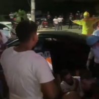 Hombre en aparente estado de embriaguez impacta discoteca y deja varios heridos