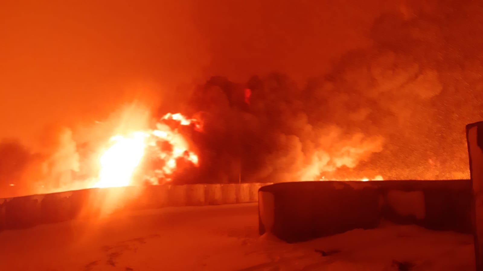 Gran explosión en un conducto de Turquía